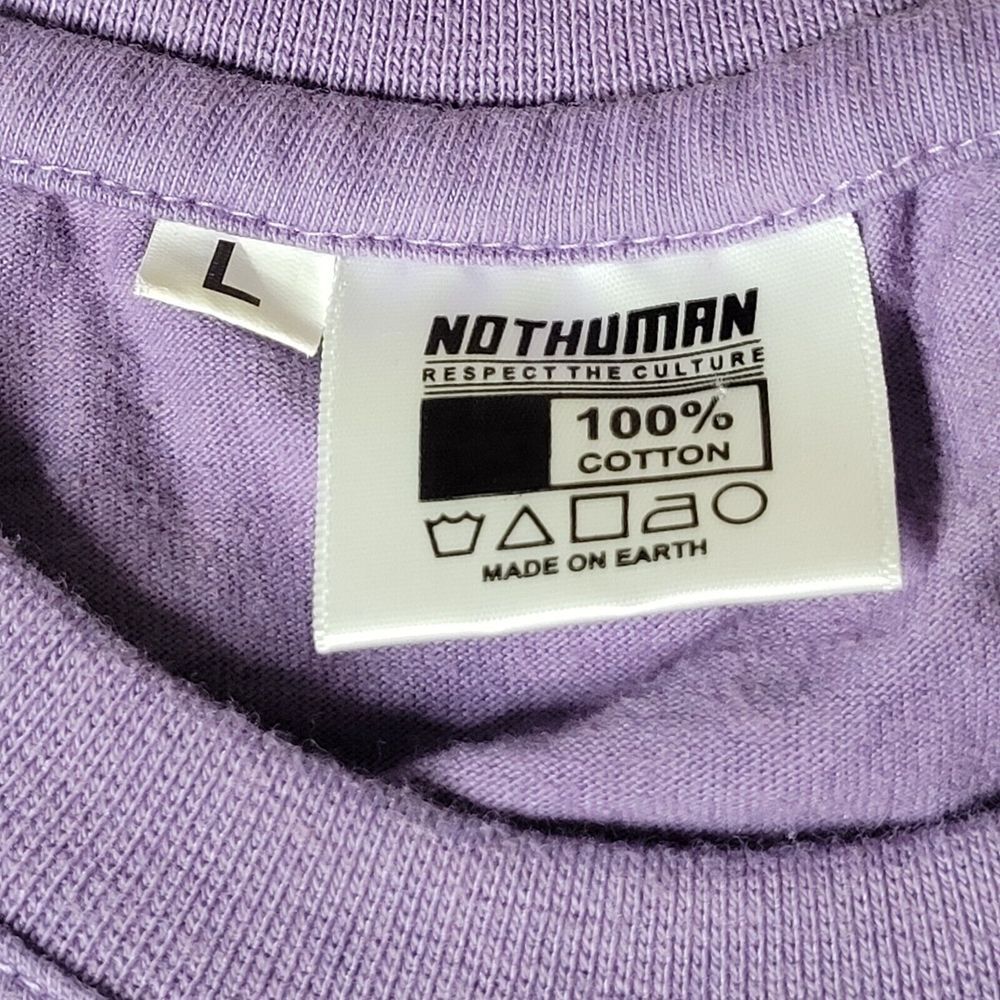 Not Human Apparel‎ Heavy Tee Shirt Flames Flash Size Large - Picture 3 of 5
